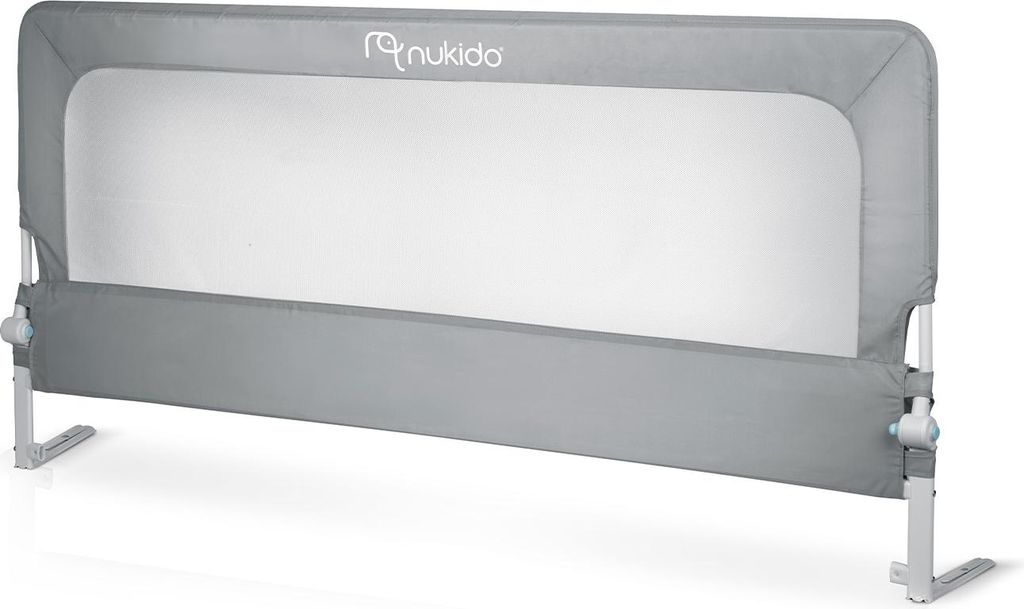 Bezpečnostná zábrana na posteľ 200 cm Nukido NK-228 sivá Obrázok produktu 