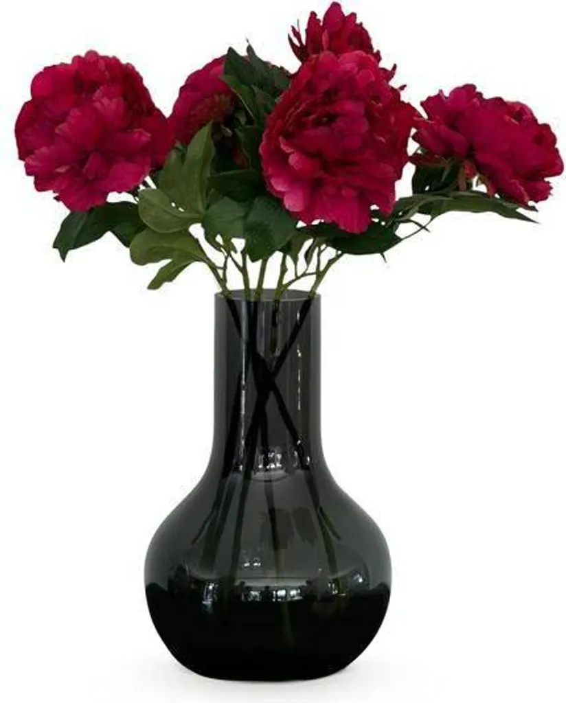 Mazzo Peonie Rosa Scuro 65cm - Decorazione Casa e Ufficio Moderna