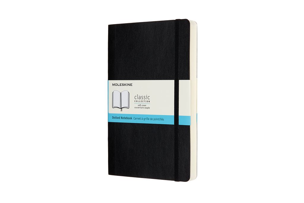 Moleskine Notizbuch, Format Large/A5, kariertes Papier, Produktbild 