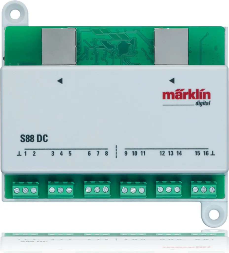 Décodeur s 88 DC Märklin 60882 avec 16 Entrées de Détection de Courant