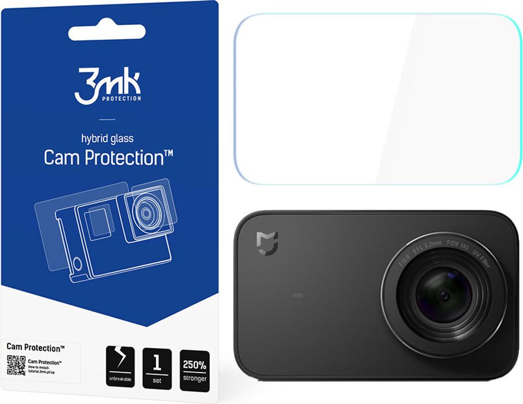 3mk Display Hybridglas FlexibleGlass fr Xiaomi Mijia 4K Action Camera 0,3mm 7H