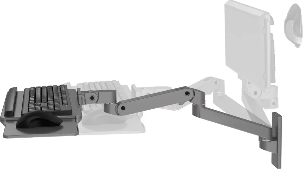 Bras de Bureau pour Écran PC Ergotron LX Pro Support Simple Articulé - 3