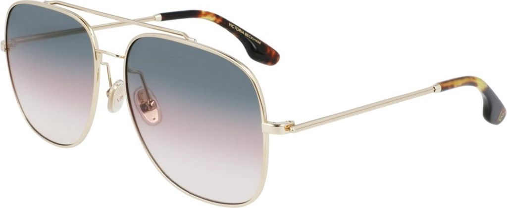 Victoria Beckham VB215S 756 GOLD/PETROL/SAND 59/15/140 Damen Sonnenbrillen