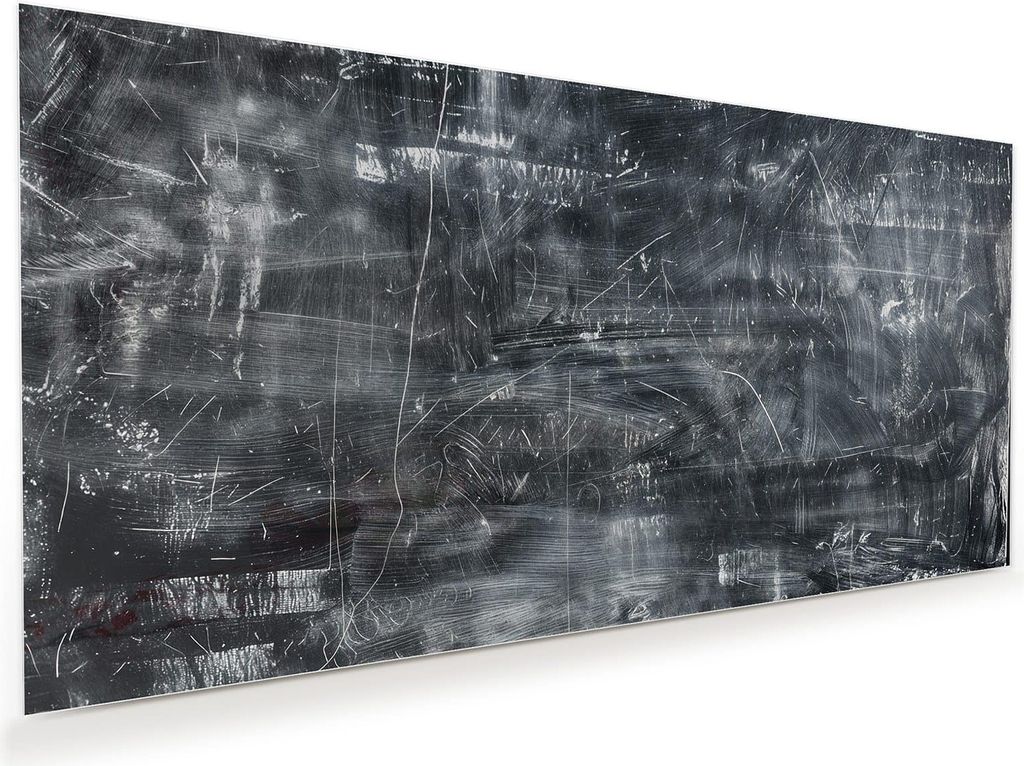 Glasbild 60x30cm in XXL für Wohnzimmer, Schlafzimmer Motiv Abstrakte Strukturen