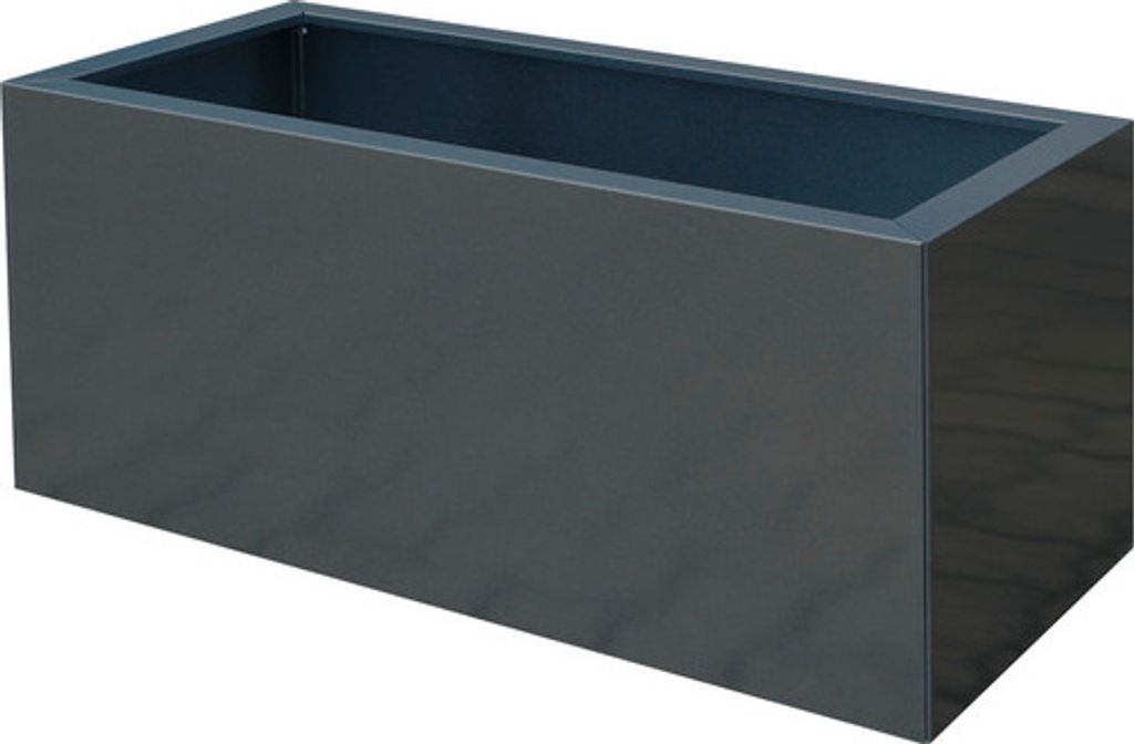 Pflanzkübel Palatino Lotte Metall beschichtet 120 x 40 x 50 Produktbild 