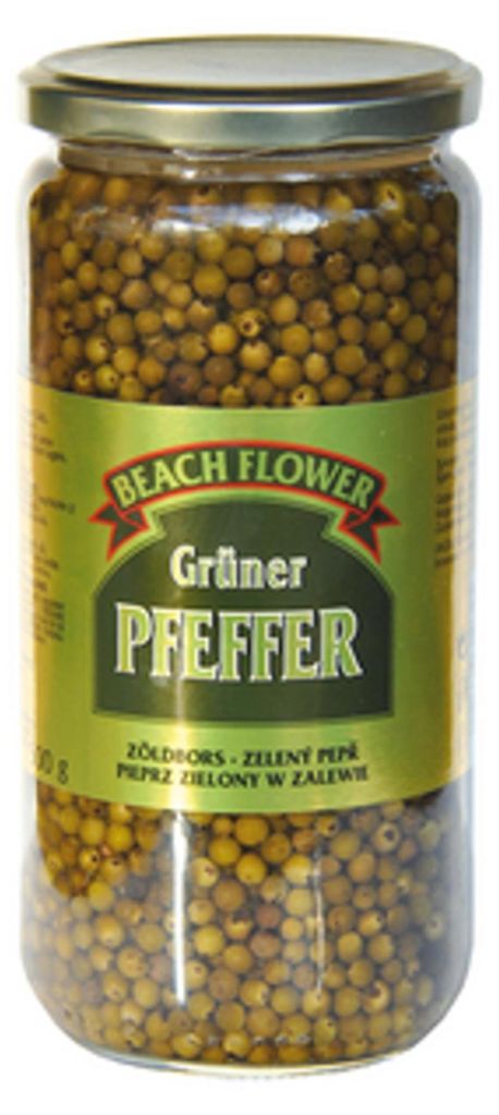 Eingelegter grüner Pfeffer 720g- Strandblume Produktbild 