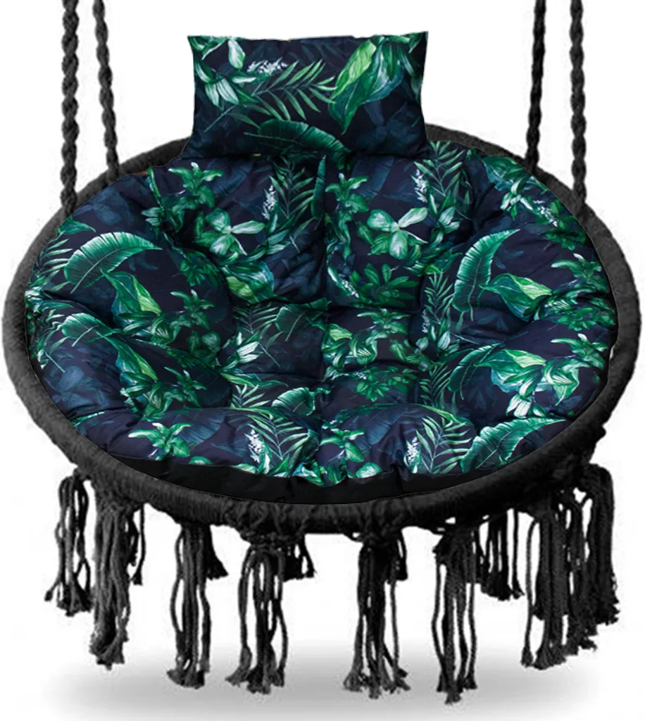 Galette de chaise suspendue 100cm coussin de dossier balançoire jardin