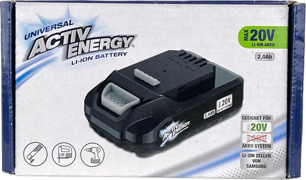 Activ Energy Ferrex Akku 20 V Li-Ion mit 2,0 Ah Produktbild 