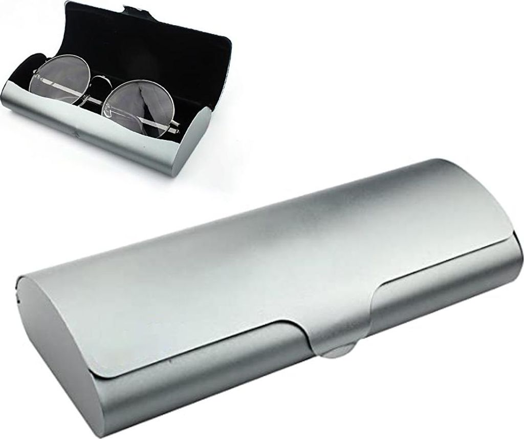 1 Stück Brillenetui, Hartschalen-Brillenetui aus Aluminium, Produktbild 