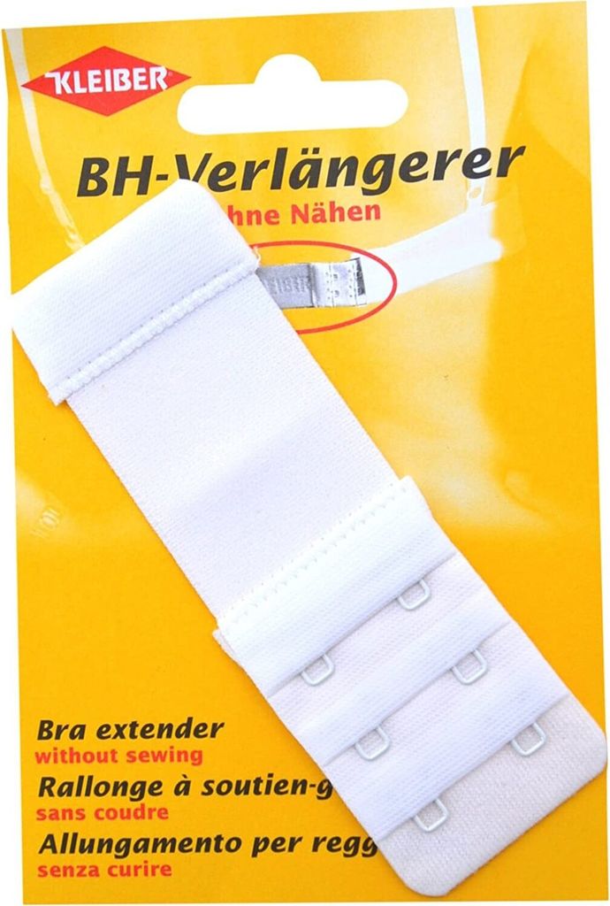 KLEIBER BH-Verlängerung Breite: 35 mm 2 Haken weiß Produktbild