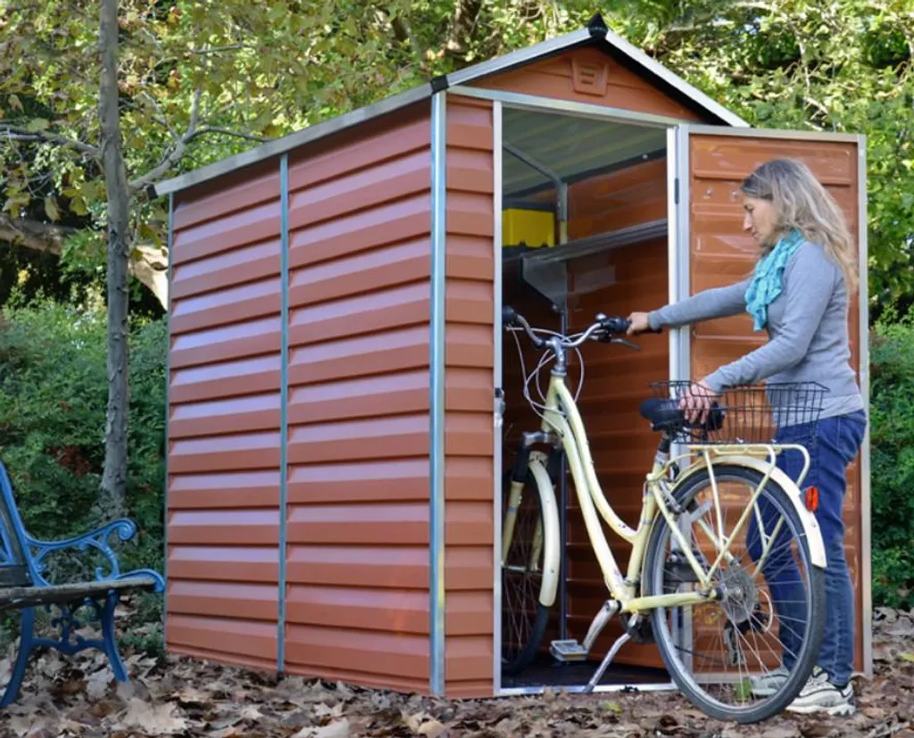 Cabane de jardin Skylight 1.9 m² Ambre en résine finition Palram