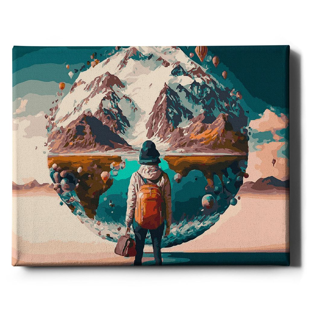 Oh Art! – Malen nach Zahlen Set – 40x50cm, mit Holzrahmen Produktbild 