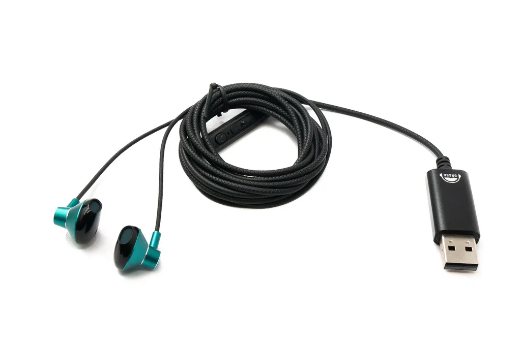 Set Cuffie SYSTEM-S USB Grigie con Microfono e Custodia