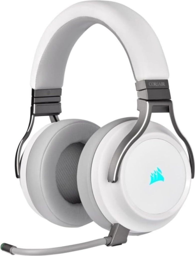 RGB WIRELESS High-Fidelity Gaming Headset - 7.1 Surround Sound - Abnehmbares Omnidirektionales Mikrofon - iCUE-Kompatibel - PC, Mac, PS5, PS4