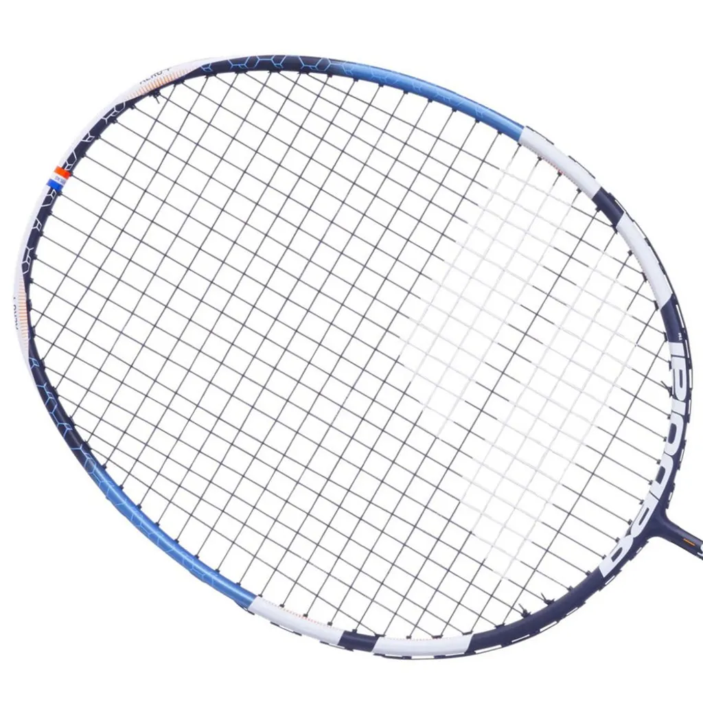 Raquette de Badminton Babolat Satelite Gravity Bleu et Blanc de Précision