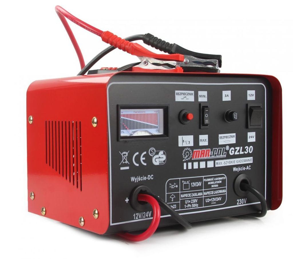 MAR-POL Nabíječka autobaterií 12/24V GZL-30 M82506 Obrázek produktu 3
