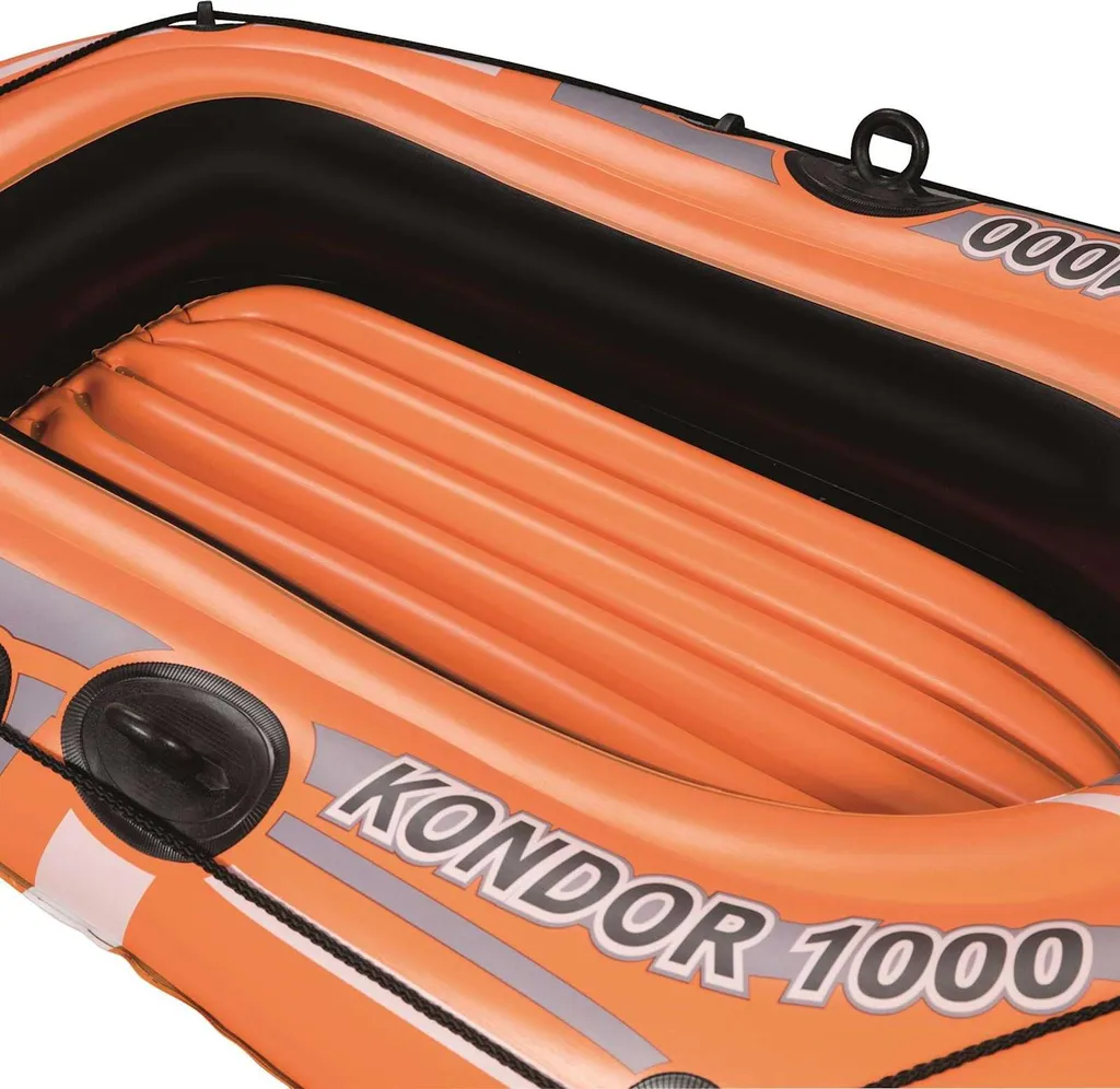 Bateau gonflable robuste 155x93cm avec valves sécurité et PVC épais - 13