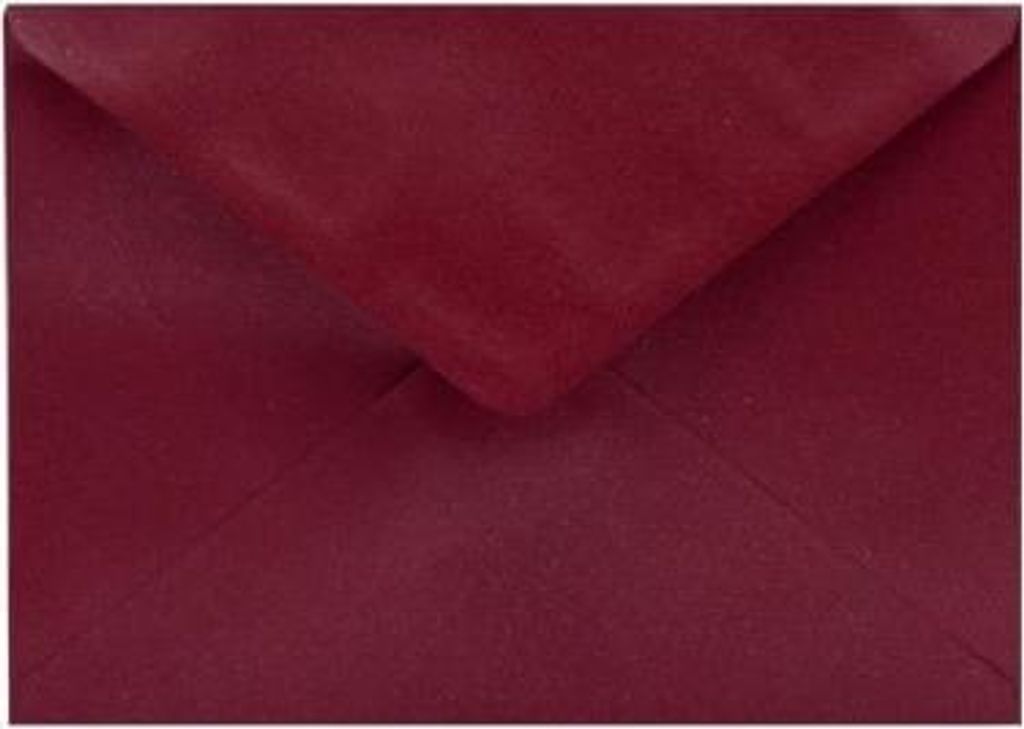 Dekorative Umschläge Acid Free C5 Rot Glitzer 50 Stück