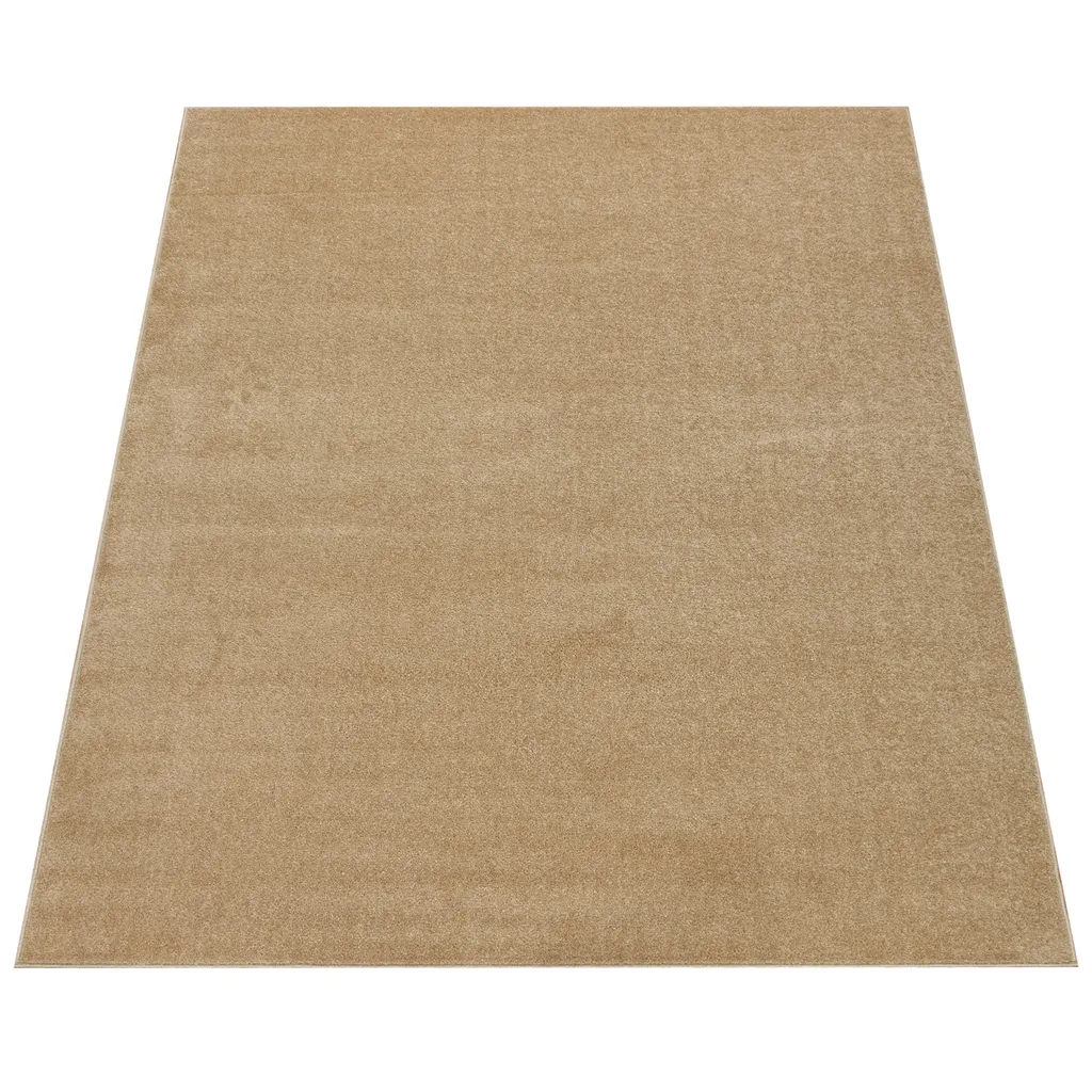 Tapis de décoration beige doré 120x170 pour salon chic et chaleureux