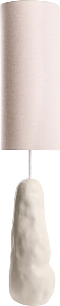 BELIANI Lampa podłogowa jasnobeżowa ceramiczna podstawa z Zdjęcie produktu 