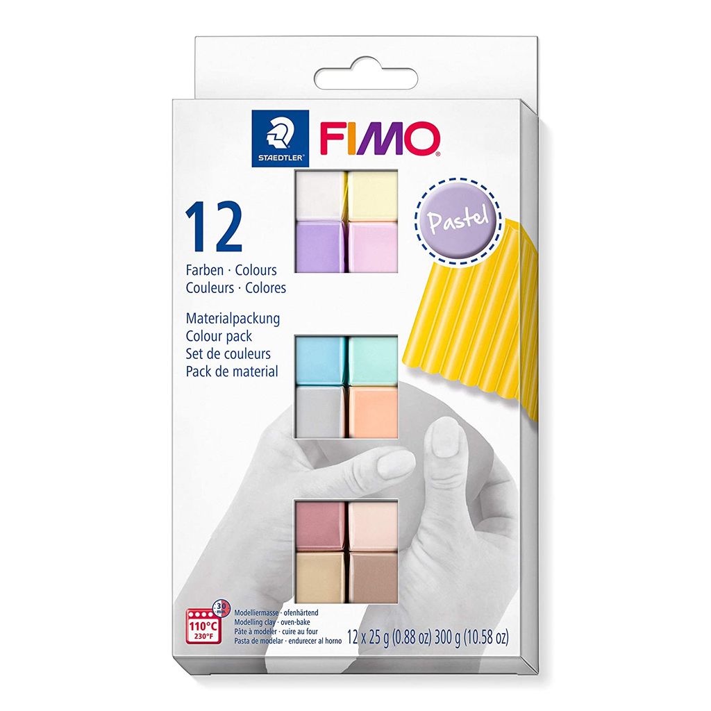 12er Set FIMO SOFT Modelliermasse-Set Basic 