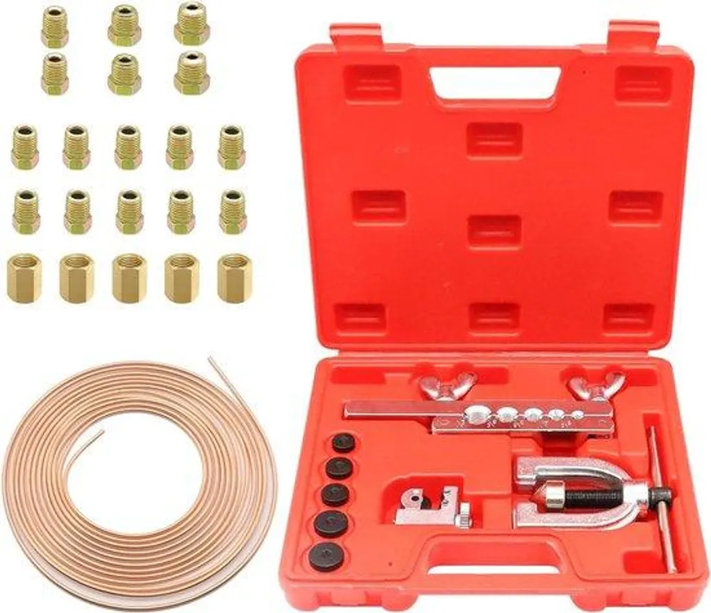 Outil à sertir les freins Ø 4,75 mm et bobine 7,6m avec fiches incluses