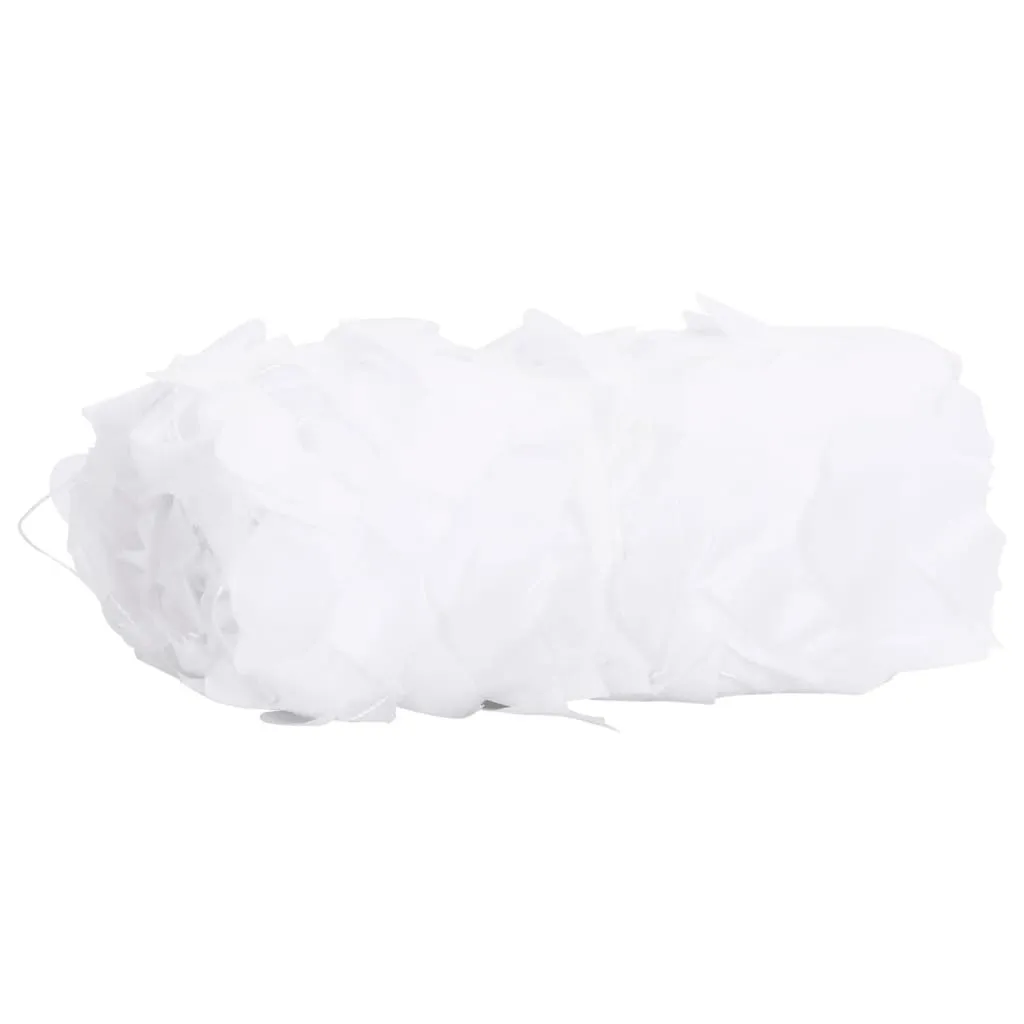 Filet de camouflage blanc grande taille 6x6m pour ombrage et déco