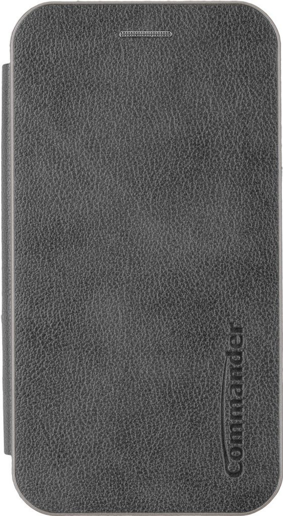 COMMANDER CURVE Book Case DELUXE für Samsung A54 5G Elegant Royal Dark Gray (20495)