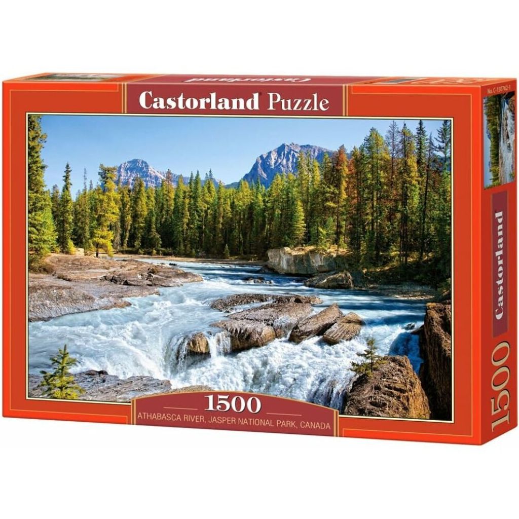 Puzzle 1500 elementów Rzeka Athabasca Park Narodowy Jasper Immagine del prodotto 