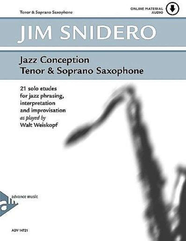 Jazz Conception Tenor & Soprano Saxophone, w. Audio-CD