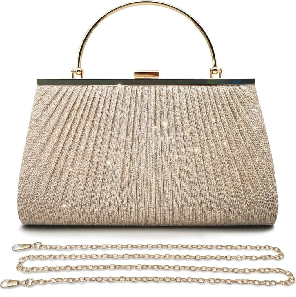 Borsa Oro Glitter Pahajim: La Clutch Must-Have per Matrimoni 2026