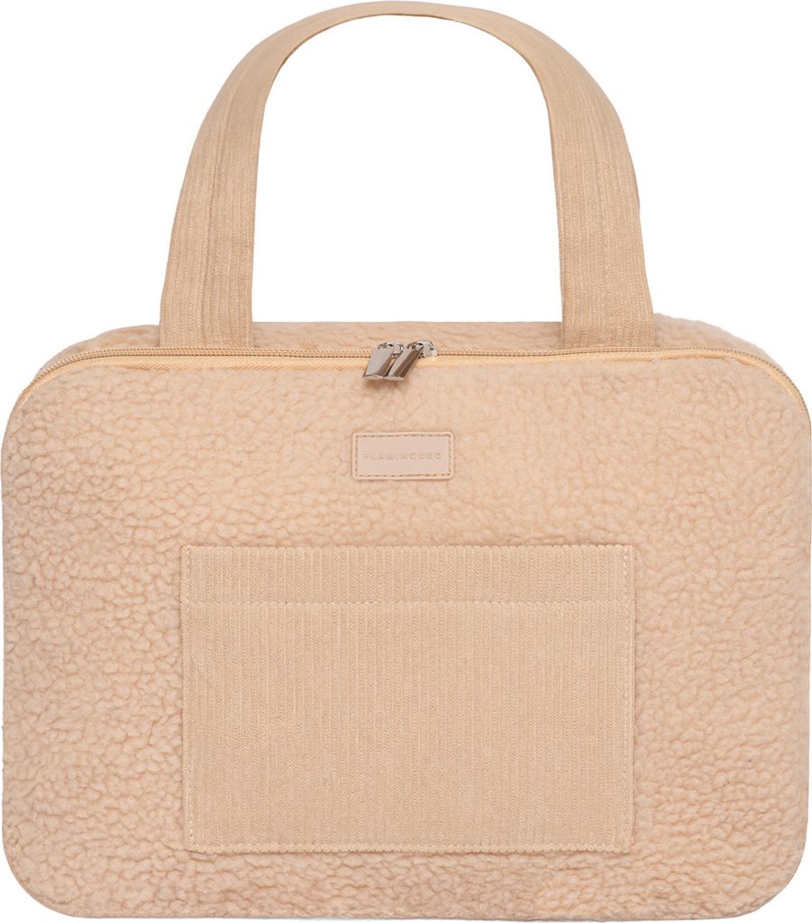 Flamingueo Kulturbeutel zum Aufhängen Teddy Braun