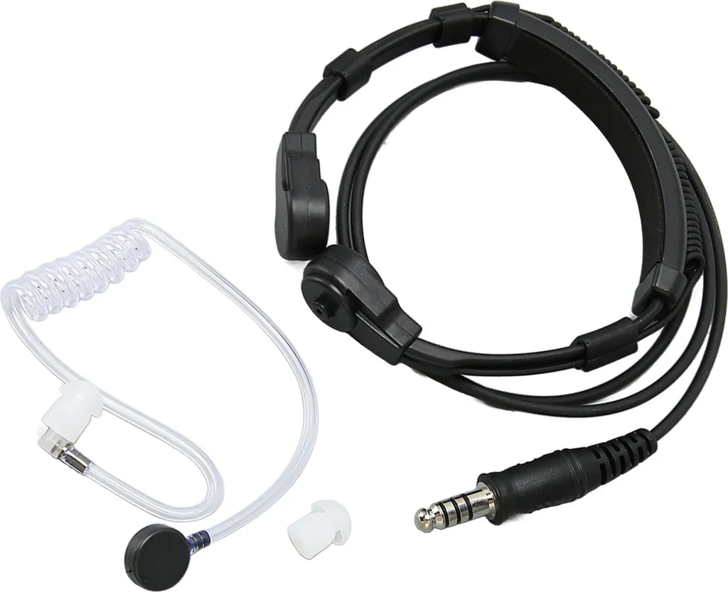 Casque micro laryngé 7,1 mm : fini les bruits de vent en communication