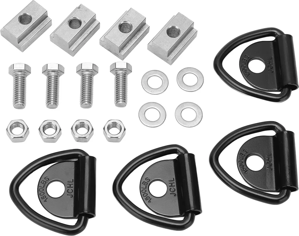 Kit d'ancrage de benne 3/8-16 avec écrou en T pour rails Toyota Tundra