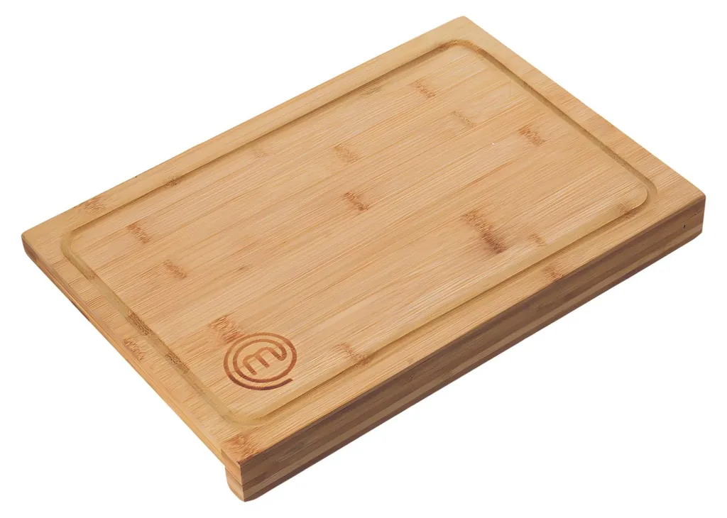 Planche de cuisine stable avec rebord pour une découpe propre et facile
