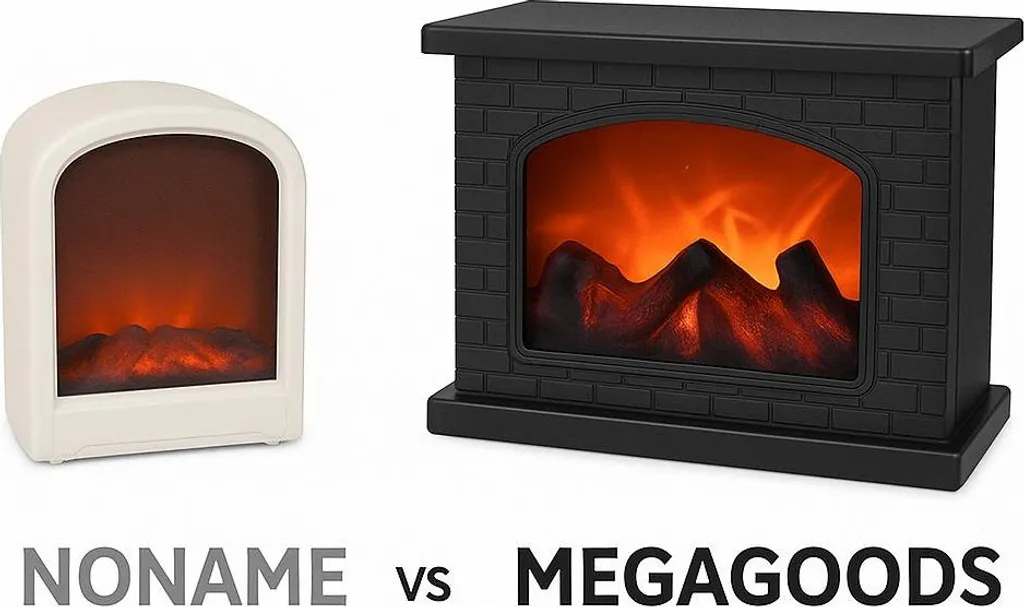 Lanterne Effet Feu de Cheminée LED Décorative pour Intérieur Noir Mat - 5