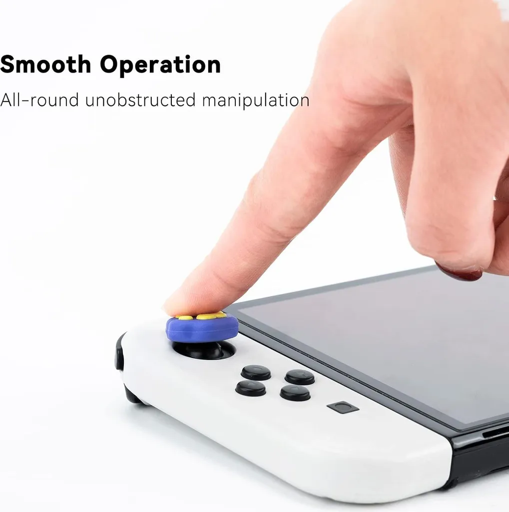 Caches pour boutons Nintendo Switch Lite OLED, silicone pattes de chat x4 - 4