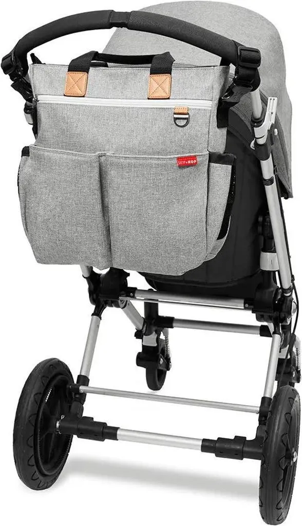 Skip Hop Borsa Fasciatoio Duo Signature Grigio | Praticità Pura - 4