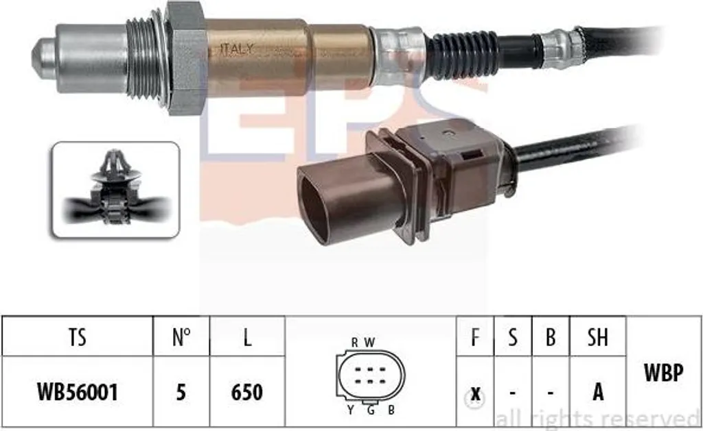 Sonde Lambda EPS 1 998 415 pour Hyundai Accent i30 et Kia Ceed Sorento