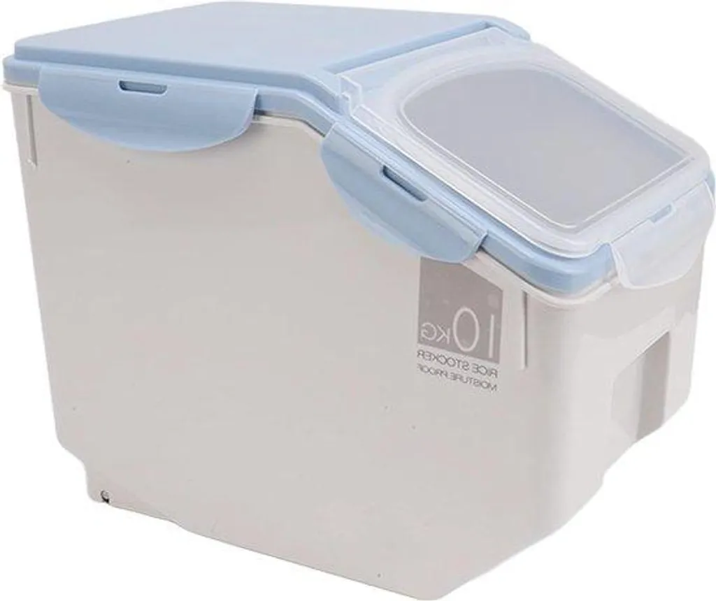 Conteneur à riz hermétique 10 kg avec fond bombé - Récipient alimentaire
