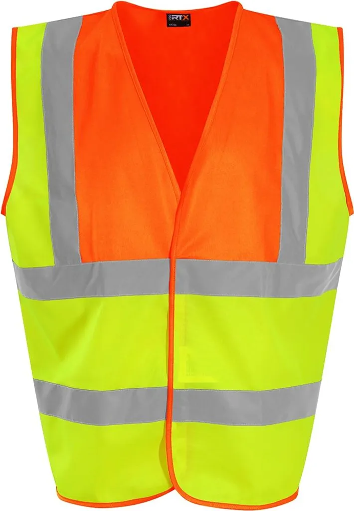 Gilet PRO RTX Alta Visibilità PC4002 Giallo/Arancio - Taglia S