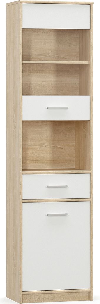 nabbi Vitrína Tavir SC-1D1DRW - dub sonoma / bílá Obrázek produktu 