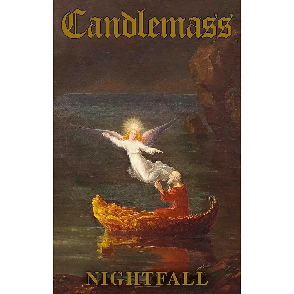 Décoration Murale Metal Candlemass Nightfall Poster Tissu Orange Unique
