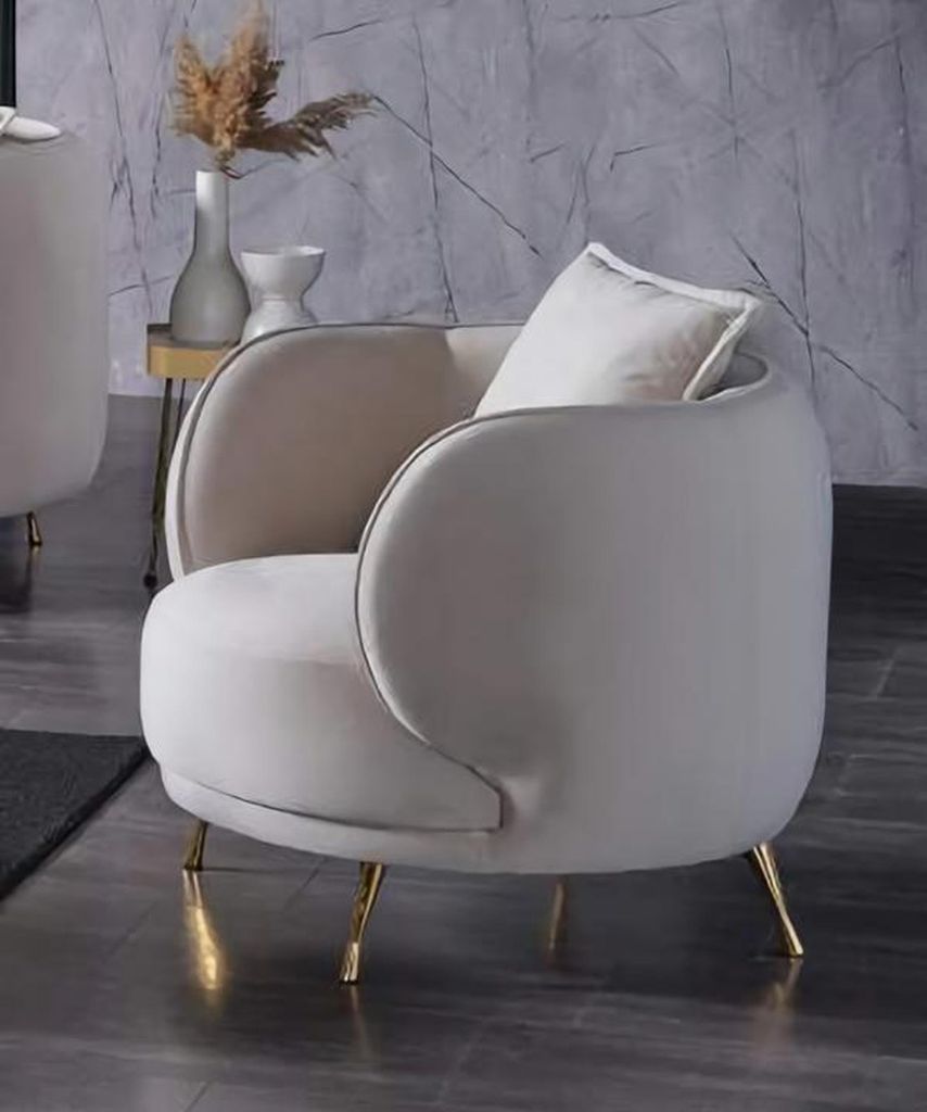 Couch Hochwertig Sofagarnitur 4 3 Sitzer Garnitur Weiß Moderne Sofa 1 Sitzer