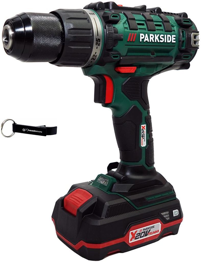PARKSIDE 20 V Akku-Bohrschrauber / Akkuschrauber PABS 20-Li / inkl. Akku (2Ah) und Ladegerät (2,4A)