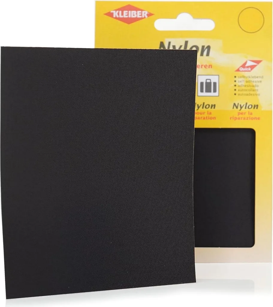 Réparer une doudoune déchirée avec le patch nylon autocollant noir 2 pcs