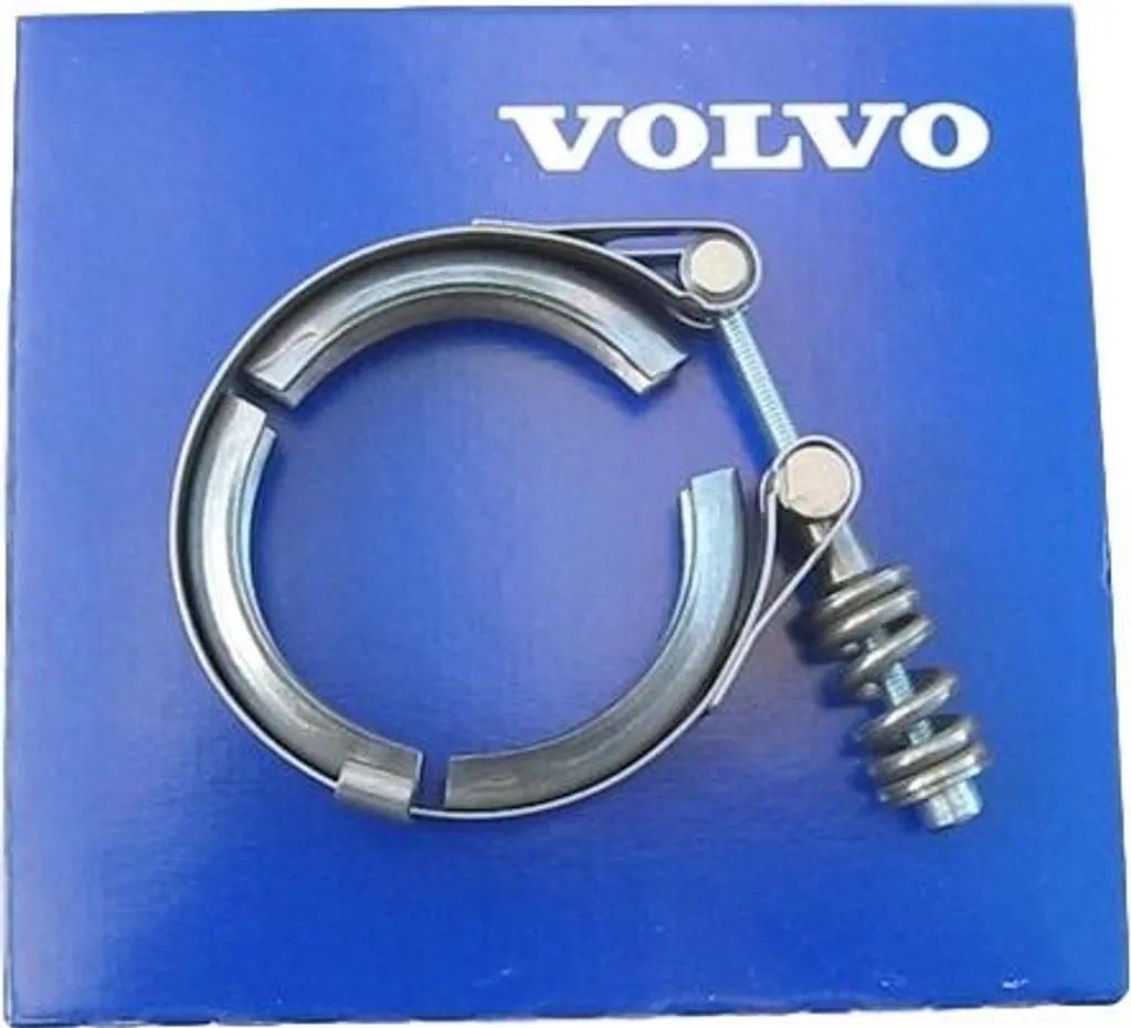 Catalyseur Volvo 2.0D 2.4D d'origine en acier inox avec pince de fix