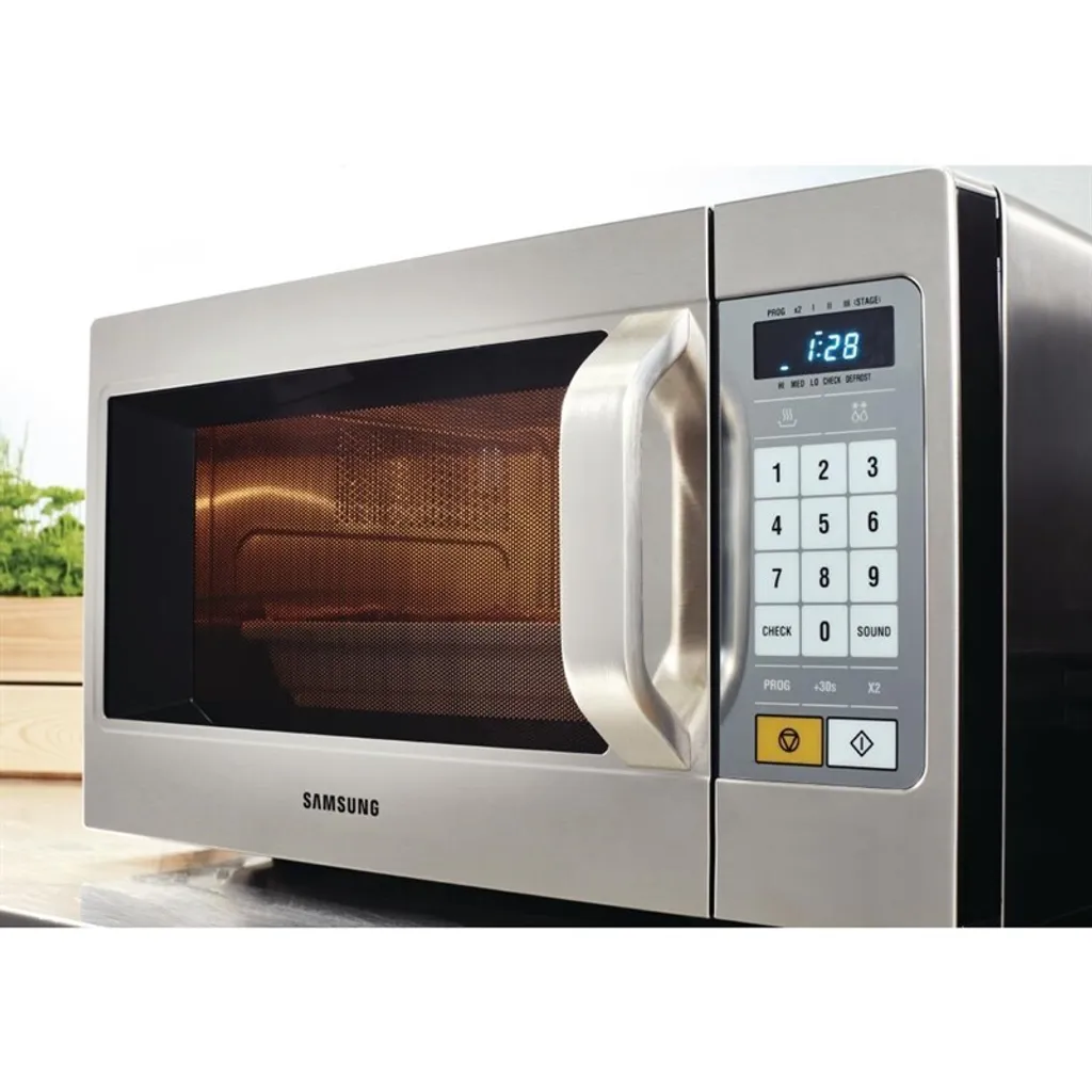 Four micro-ondes professionnel Samsung CM1089 - Inox et Programmable - 5