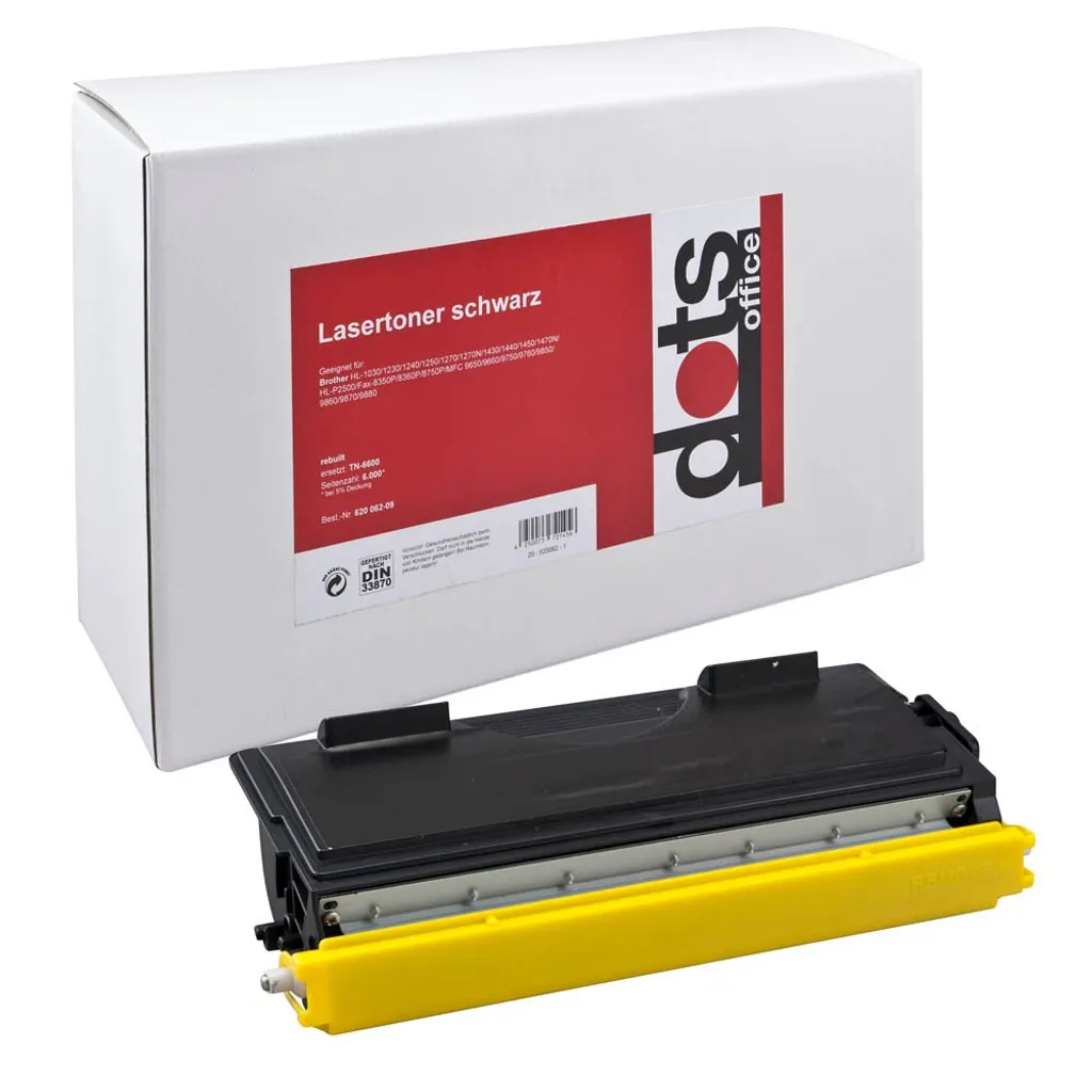 Cartouche de toner Dots 1146 haute capacité pour imprimante TN-6600