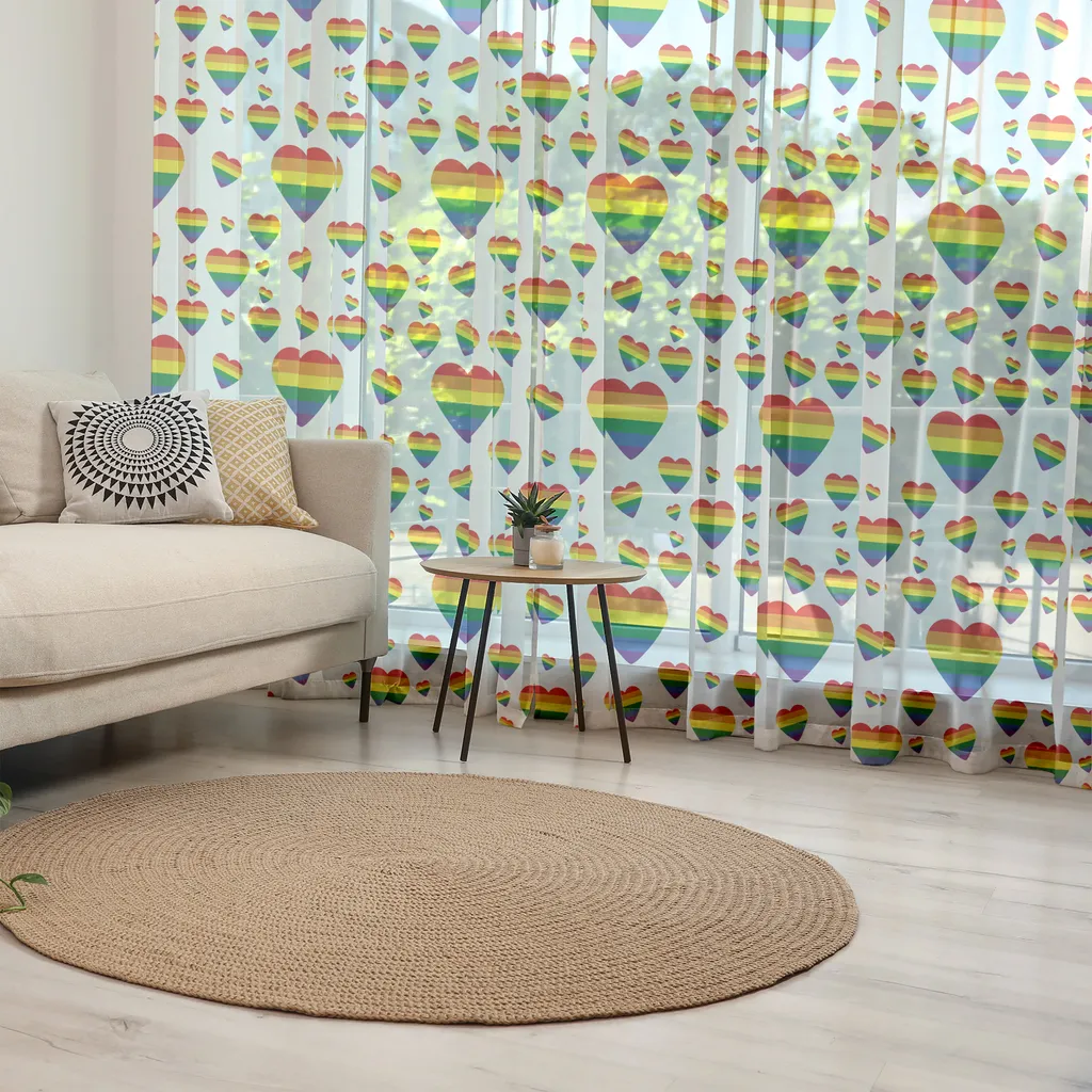 Arazzo Arcobaleno LGBT ABAKUHAUS 160x274 - Decorazione Parete Raso - 2